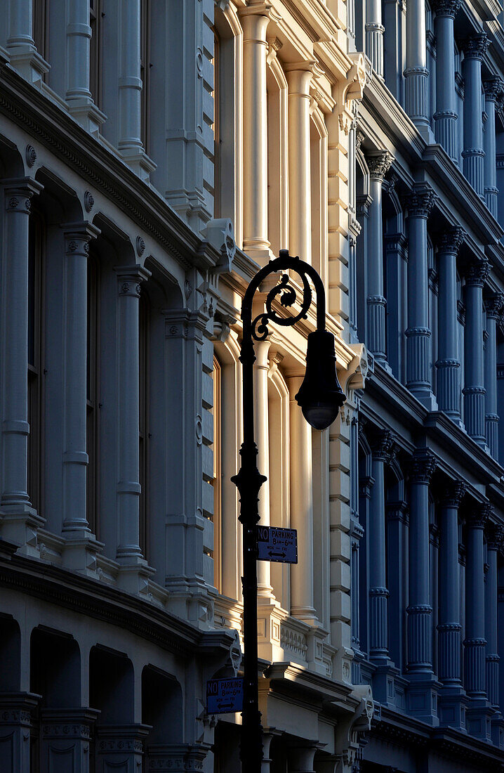 Straßenlaterne, Soho, Manhattan, New York City, New York