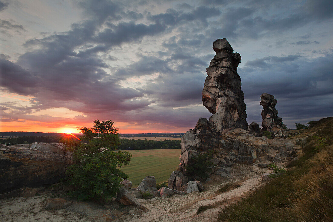 Teufelsmauer, Harzvorland, Sachsen-Anhalt, Deutschland