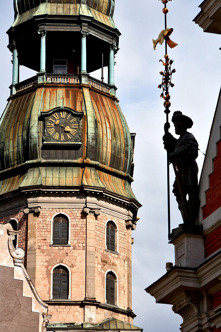 Latvia, Riga, St Peter's church