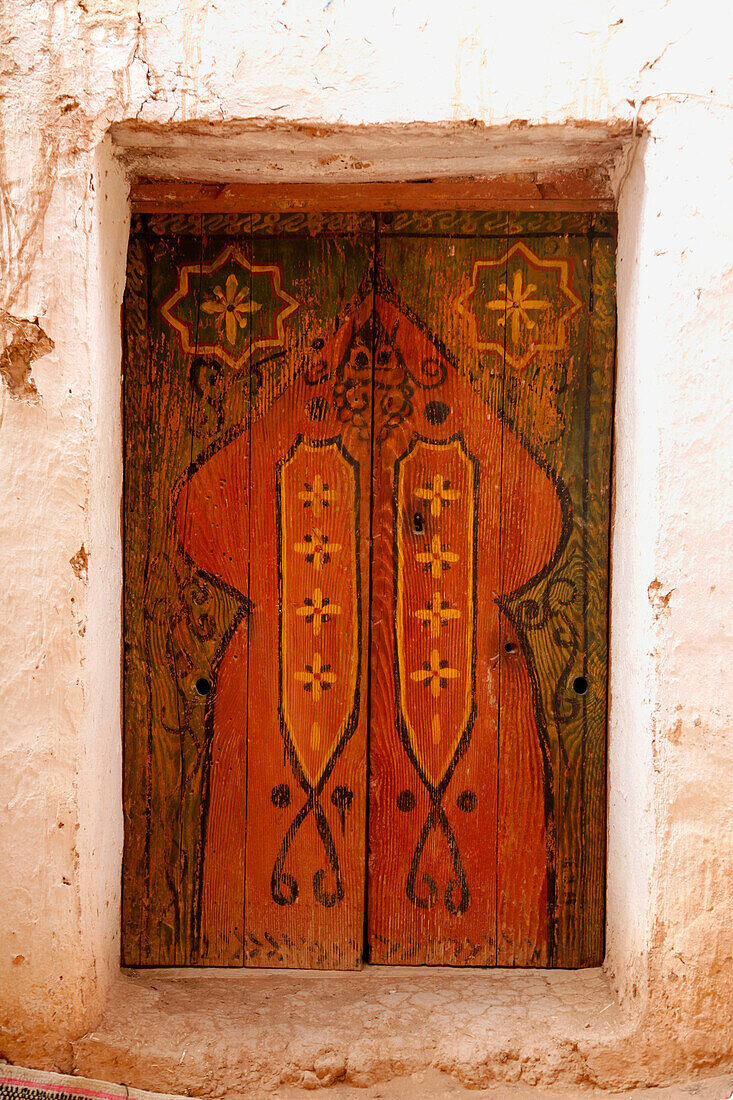 Africa, Maghreb, North africa,Morocco, Guelmim (Goulimine), Tighmert kasbah, old door