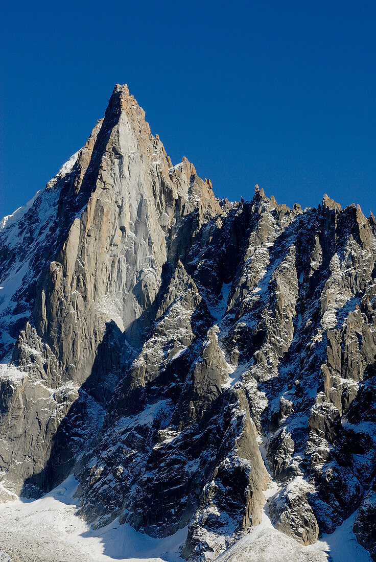 France, Alps, Haute Savoie, Chamonix district, view from Aiguille du Midi