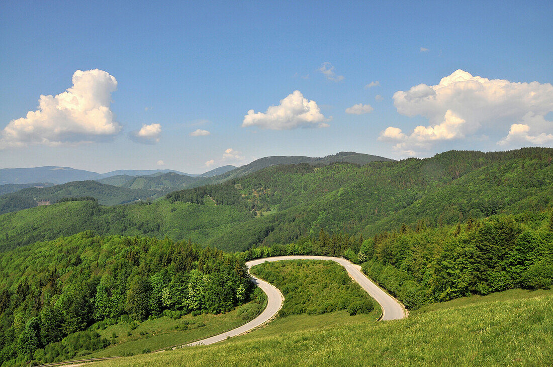 Landschaft im Nationalpark Slowakisches Paradies, Slowakei, Europa
