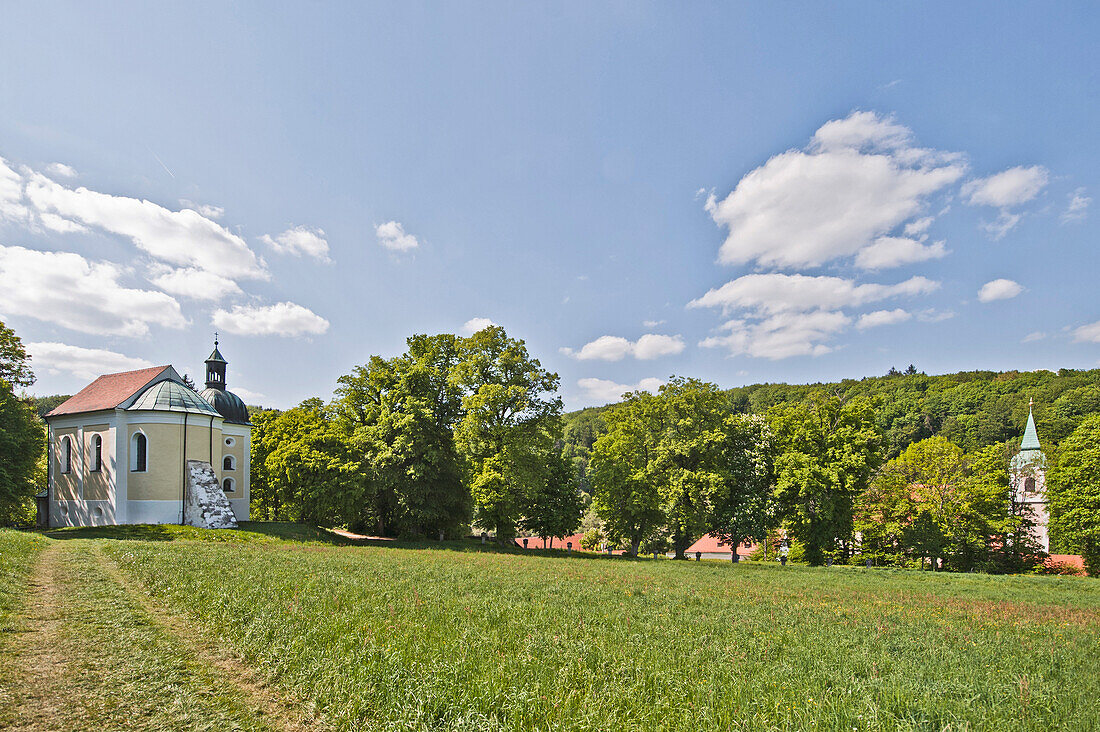 Marienkapelle bei Kloster Weltenburg, Kelheim, Bayern, Deutschland, Europa