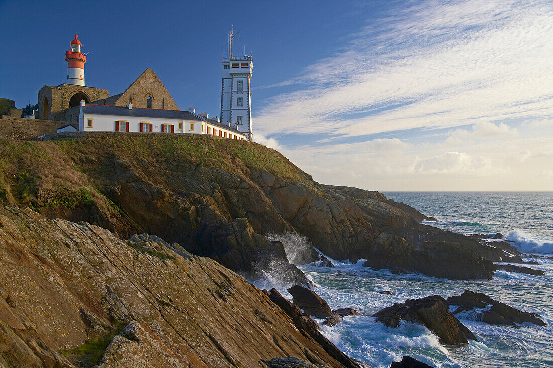 Pointe de St. Mathieu, Finistère, Bretagne, Frankreich, Europa