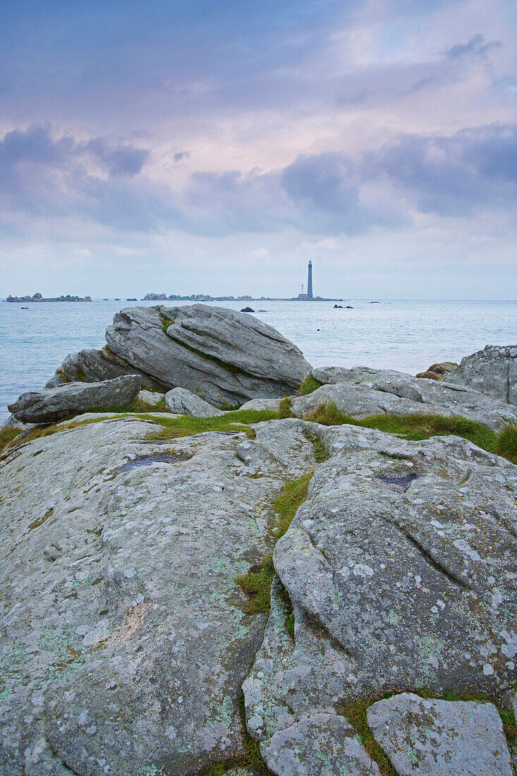 Le Phare de L'Ile Vierge, Finistère, Bretagne, Frankreich, Europa