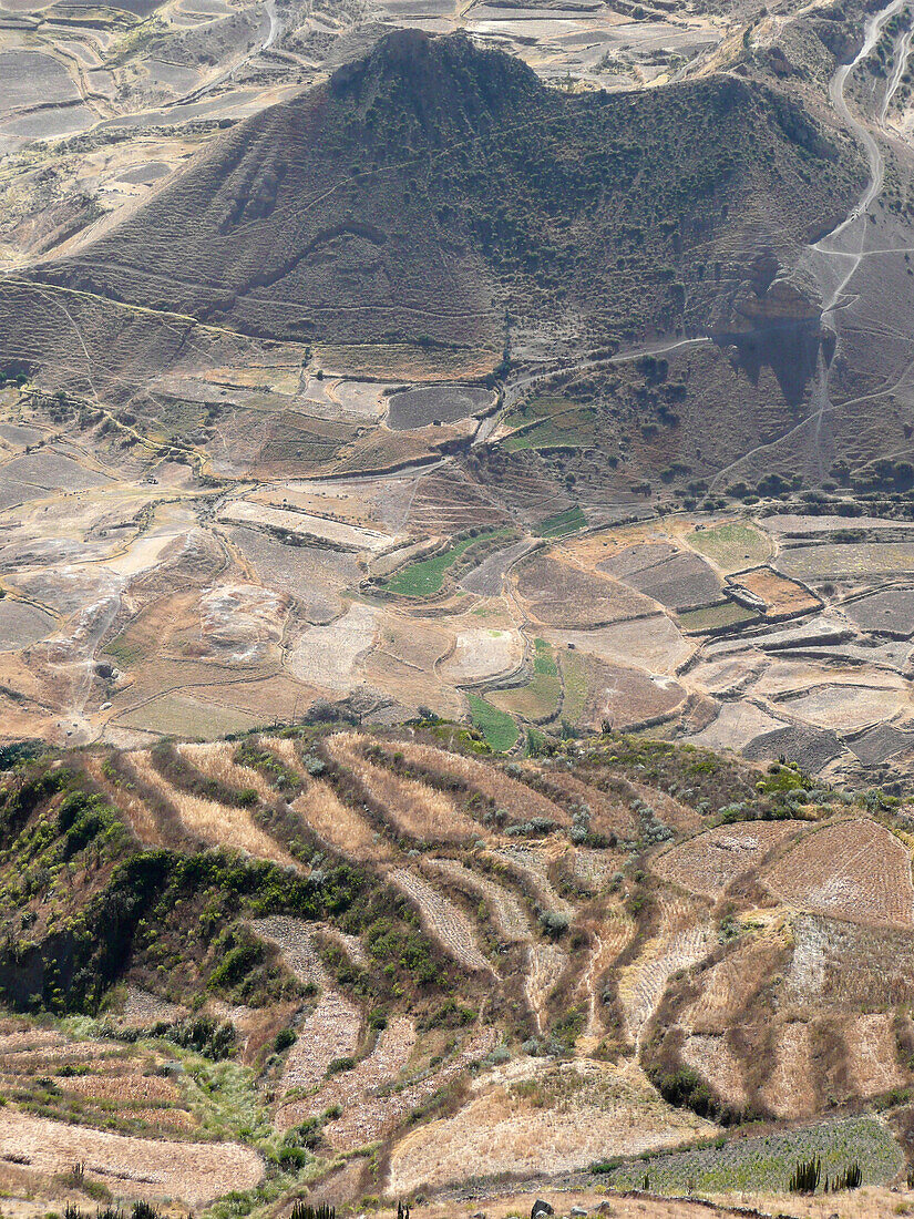 Landscape between Arequipa and Colca Canyon Peru