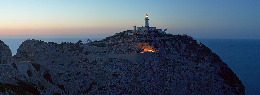 Leuchtturm, Cap de Formentor, Kap Formentor, Mallorca, Balearen, Spanien, Europa