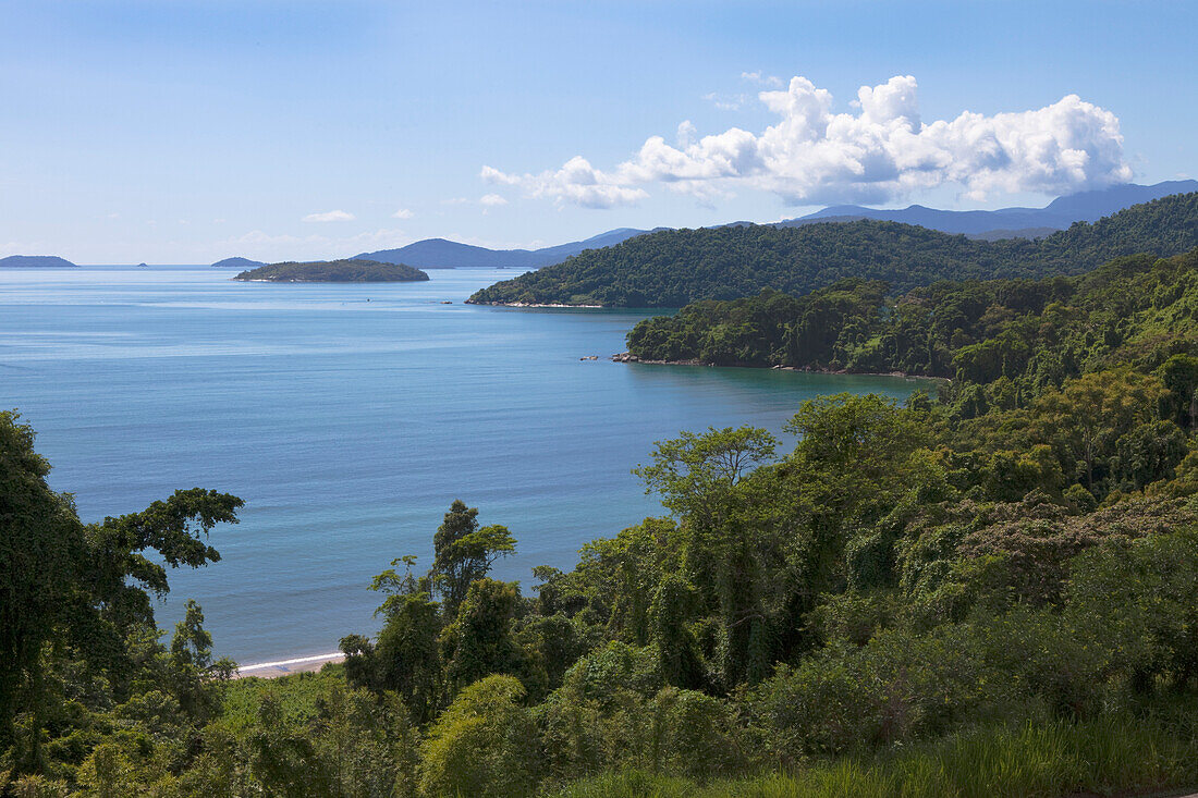 Costa Verde, the green coast between Angra dos Reis and Paraty, State of Rio de Janeiro, Brazil, South America, America