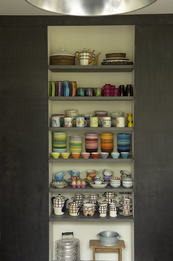 Storage cupboard in a contemporary kitchen