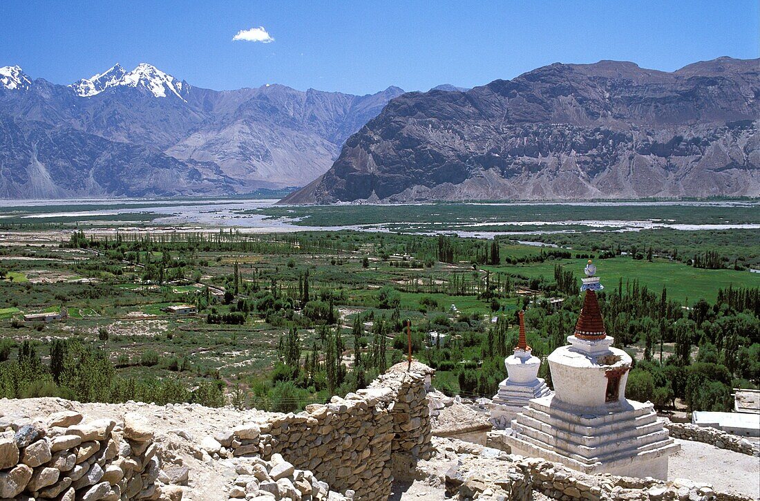 Inde, Ladakh, Nubra valley landscape in Ladakh