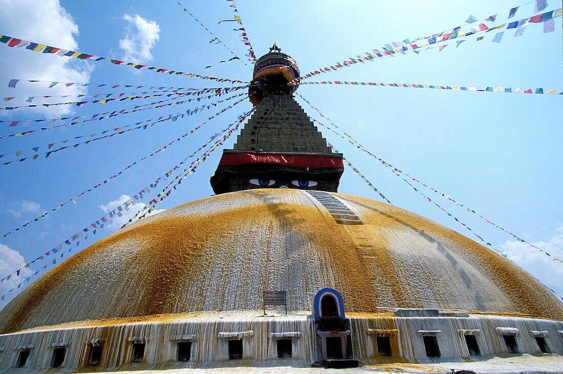 Népal, Bodh Nath, Bodh Nath great stupa
