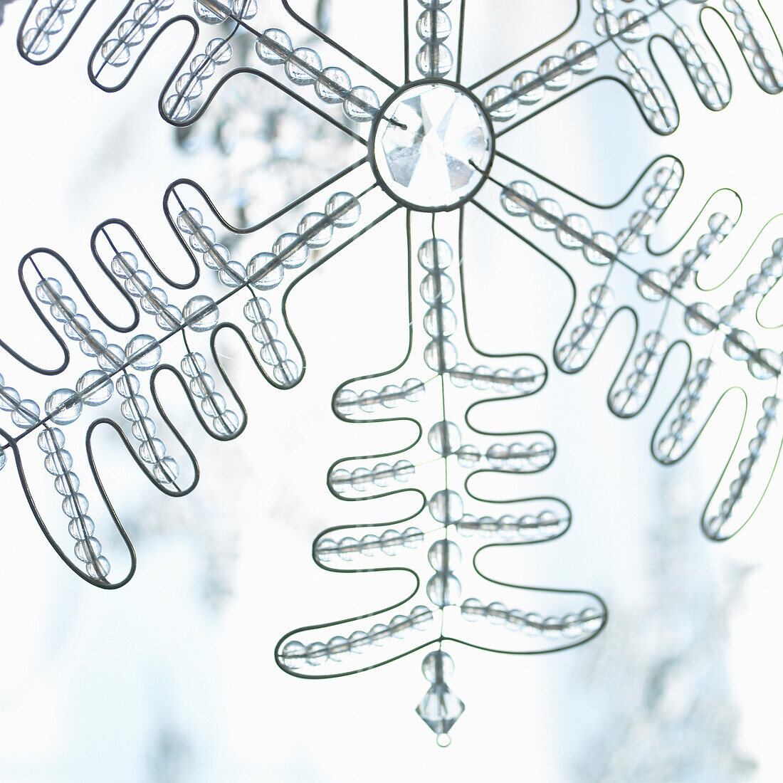 Snowflake Ornament, Close-Up