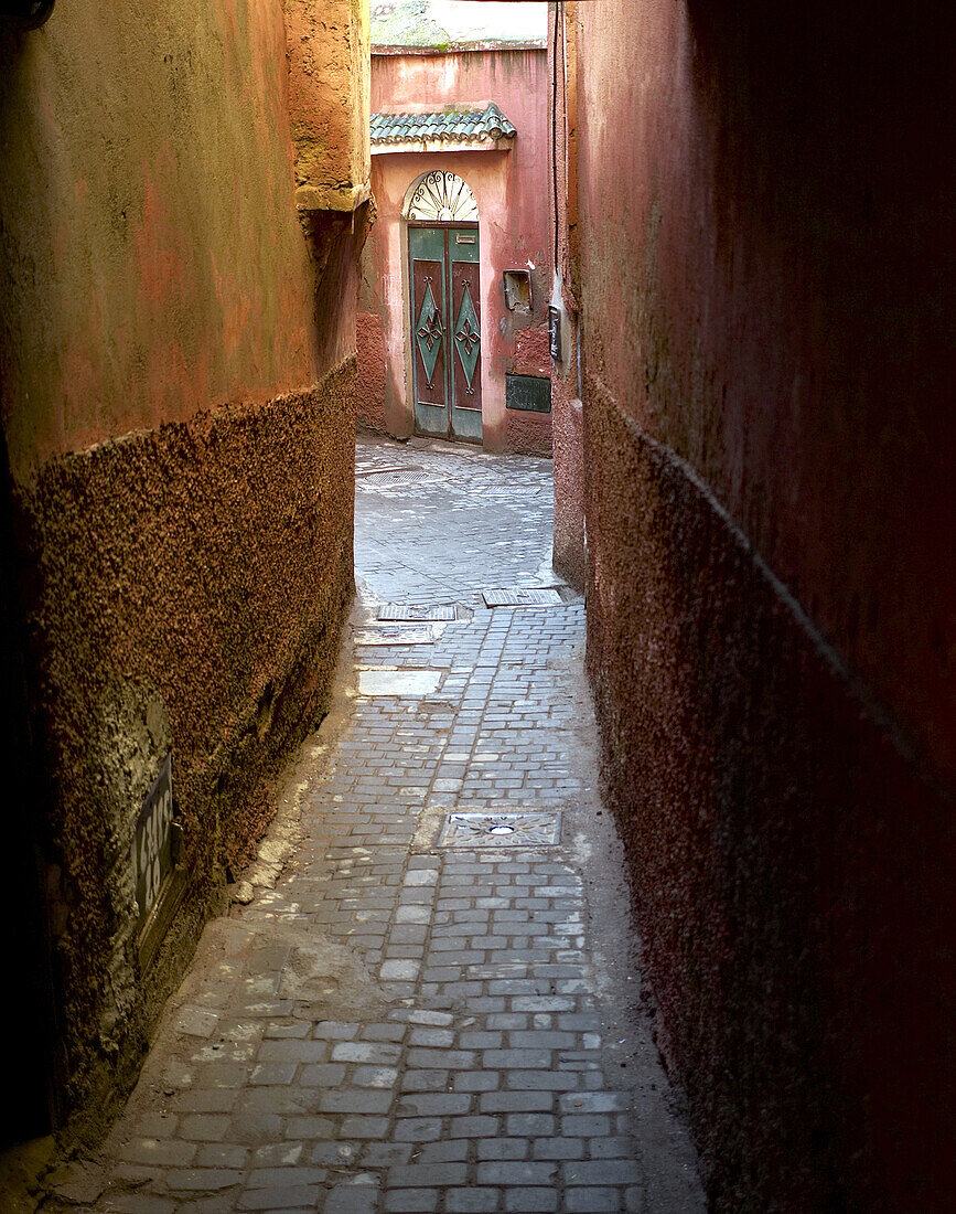 Alley in Medina, Marrakesh, Morocco