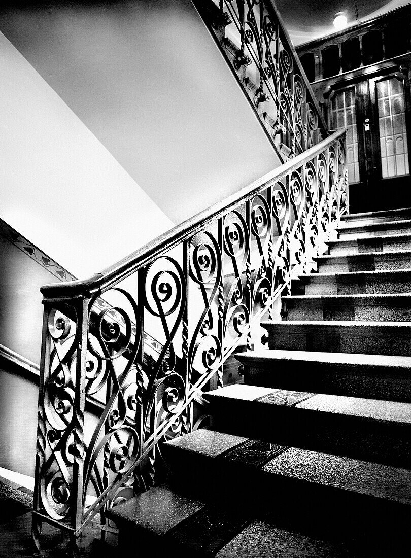 Building Stairwell, Stockholm, Sweden