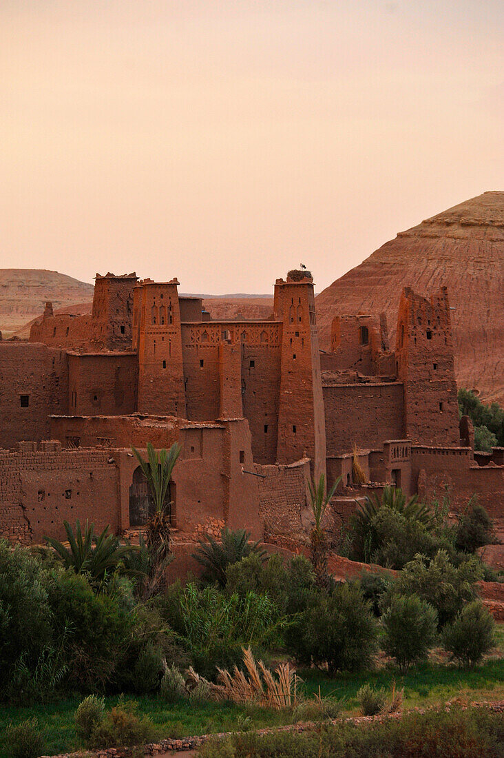 Kasbah in Ait Benhaddou, südlich vom Hohen Atlas, Marokko, Afrika