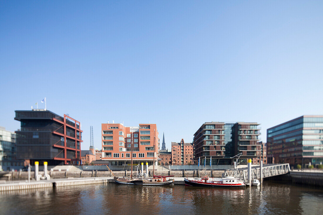 Office and residential buildings in the HafenCity, Hamburg, Germany