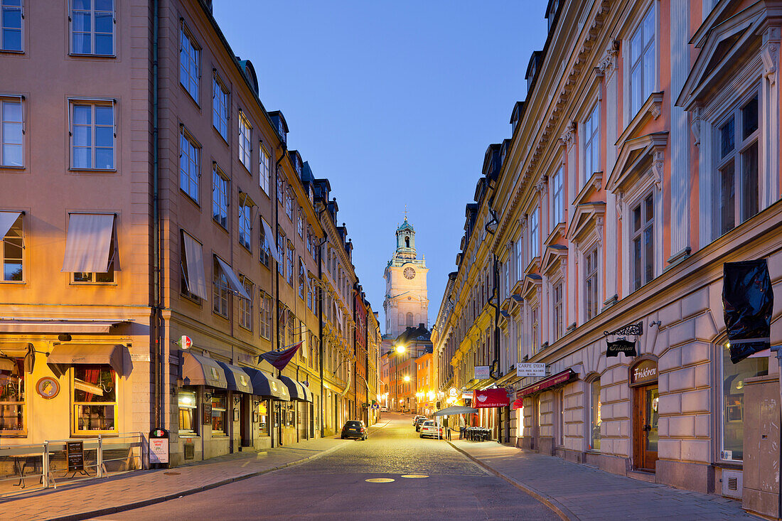 St. Nikolai Kirche, Storkyrkan in der Altstadt von Stockholm, Storkyrkobrinken, Gamla Stan, Stockholm, Schweden