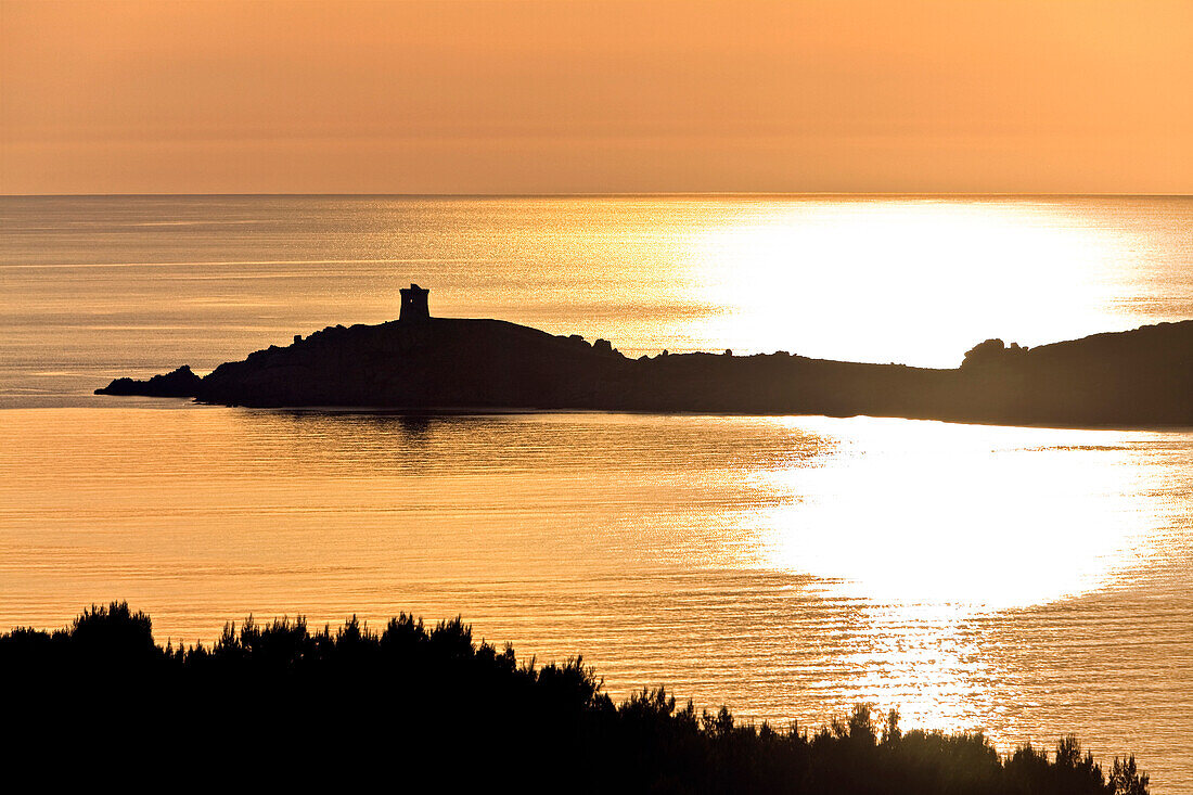 Tour d Omigna, Punta d'Omigna, Cargese, Westküste, Korsika, Frankreich