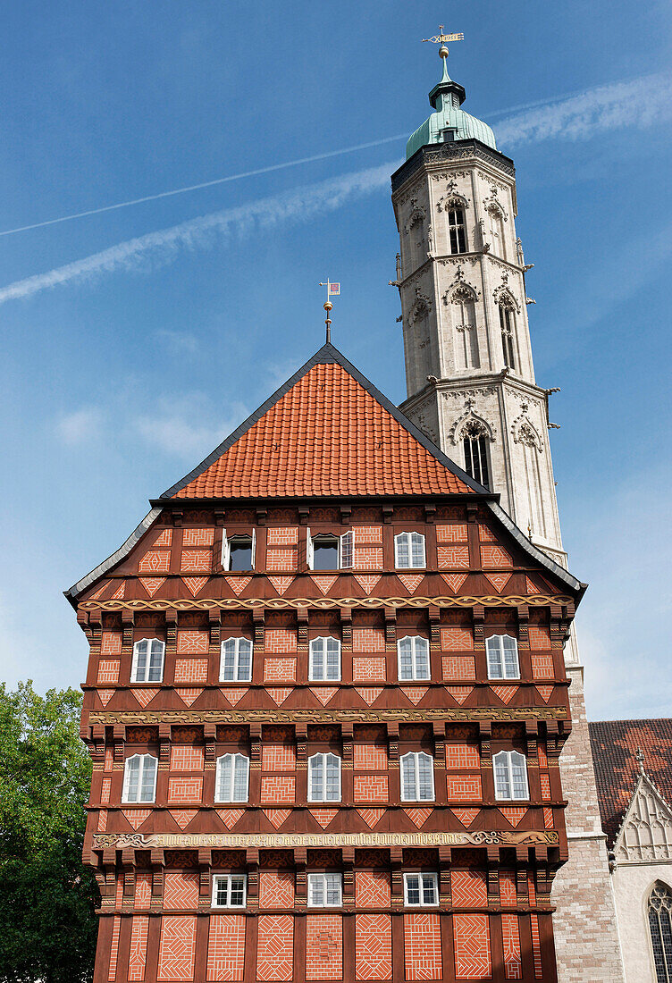 Alte Waage, St Andreas Kirche, Braunschweig, Niedersachsen, Deutschland