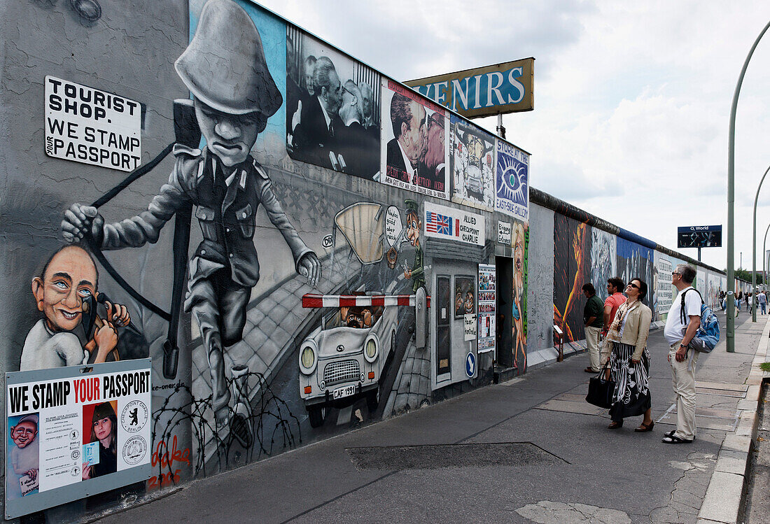Berlin Wall, East Side Gallery, Muehlen Street, Friedrichshain, Berlin, Germany