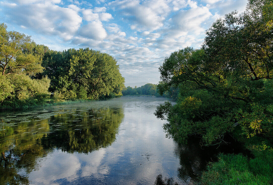 River Saale, Saalfeld, Thuringia, Germany