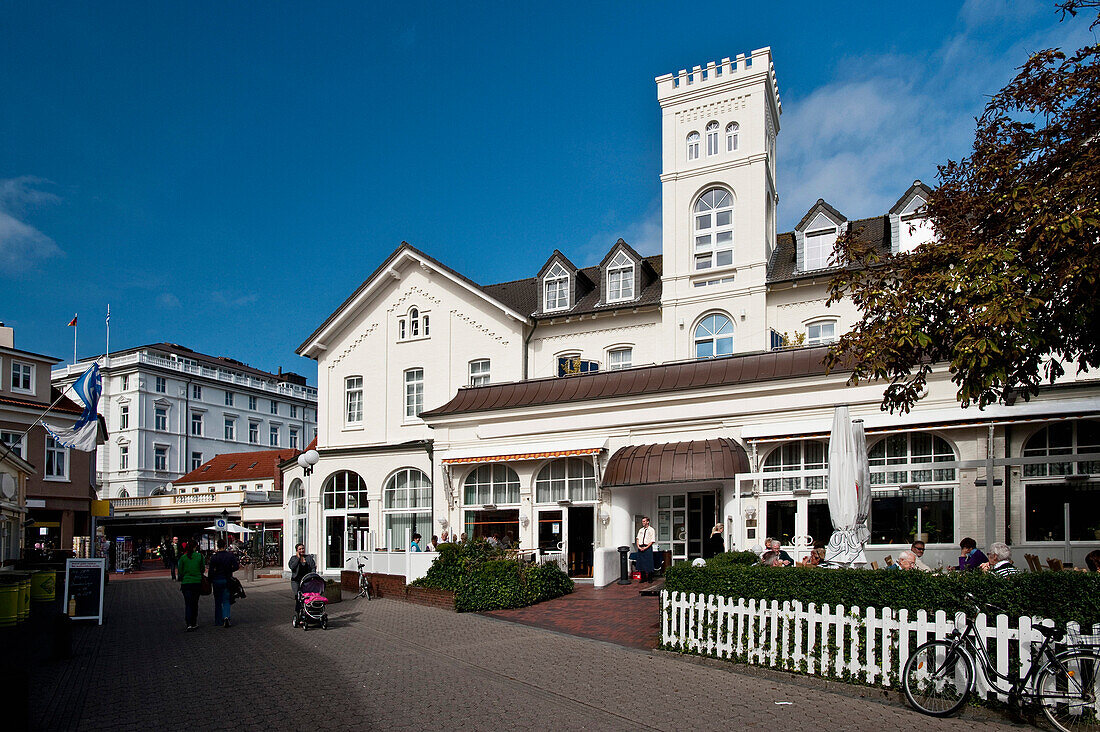 Hotel, Norderney, Ostfriesischen Inseln, Niedersachsen, Deutschland
