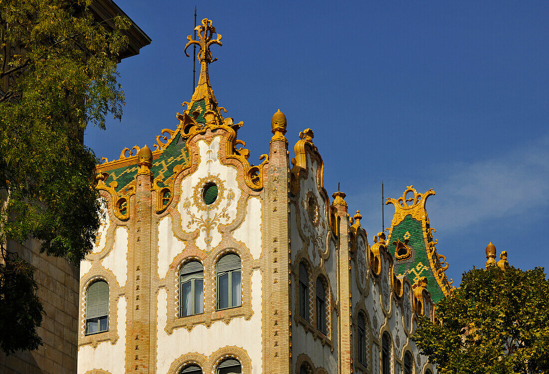 Gebäude der Postsparkasse im Jugendstil, Budapest, Ungarn, Europa