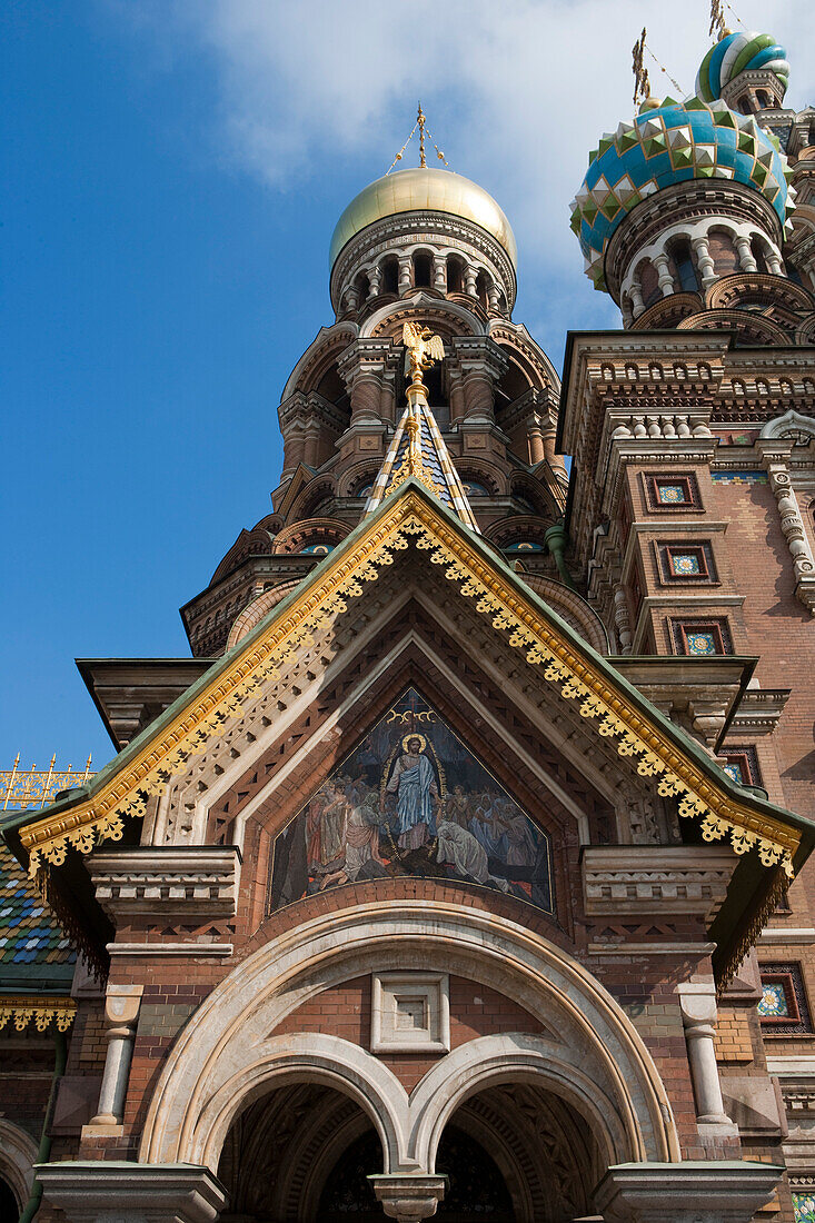 Auferstehungskirche (Blutkiche), Sankt Petersburg, Russland, Europa