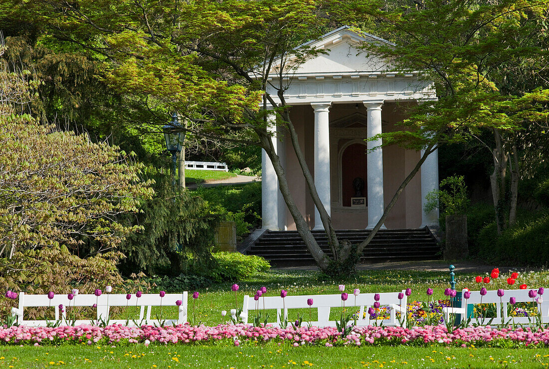 Mozart Temple in the Kurpark, Baden bei Wien, Vienna, Austria