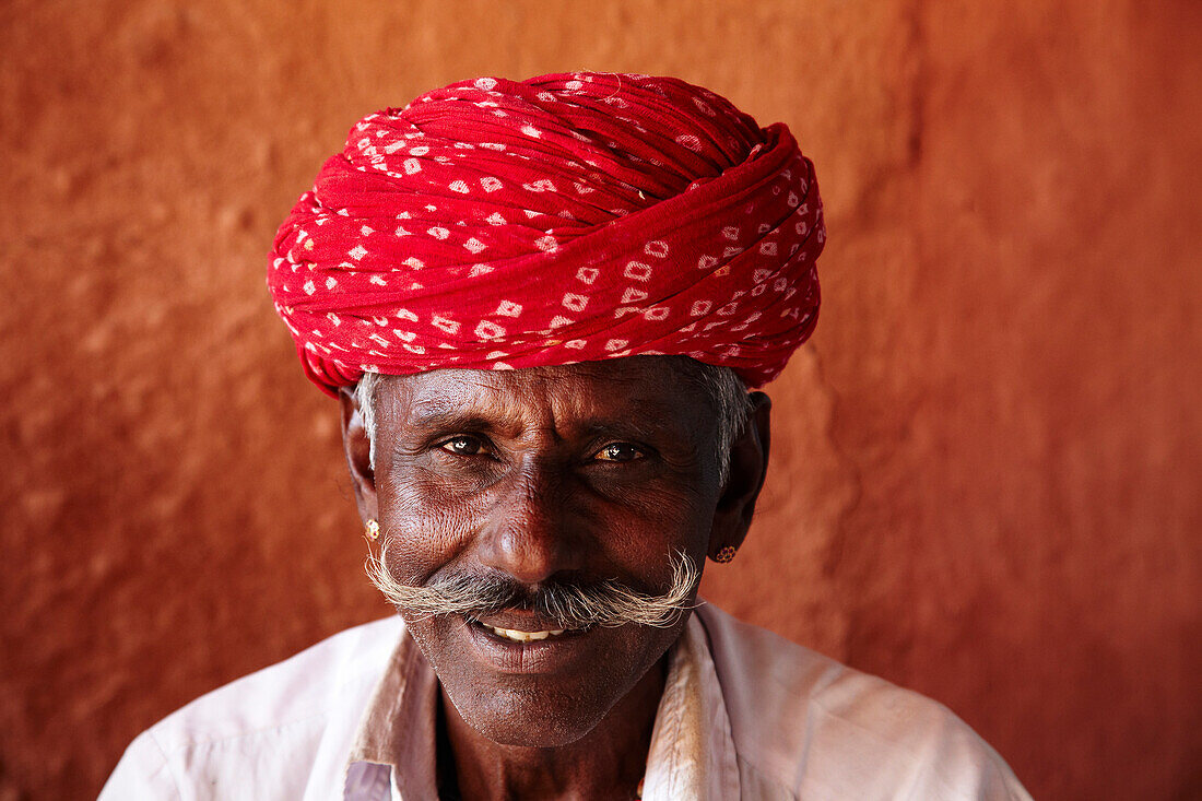 Local Man In Village Of Rohet, Rohet Rajasthan India