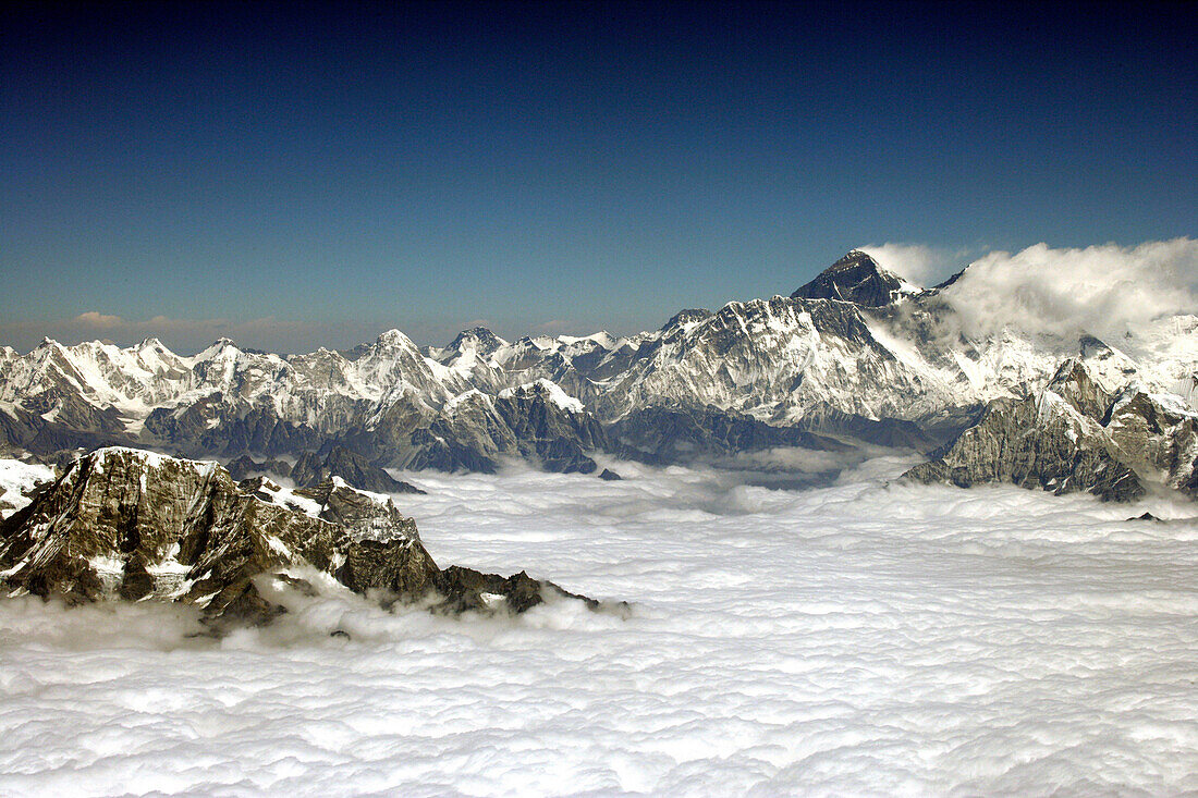 Aerial view of Mount Everest, Nepal