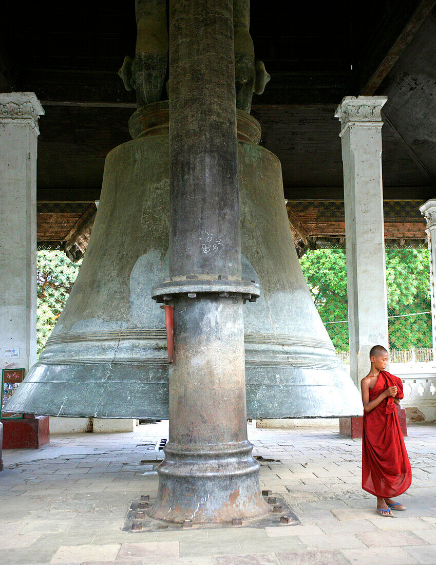 World'S Largest Bell, Mingun, World'S Largest Bell At Mingunon The Irrawaddy Riverupper Burma/Myanmar