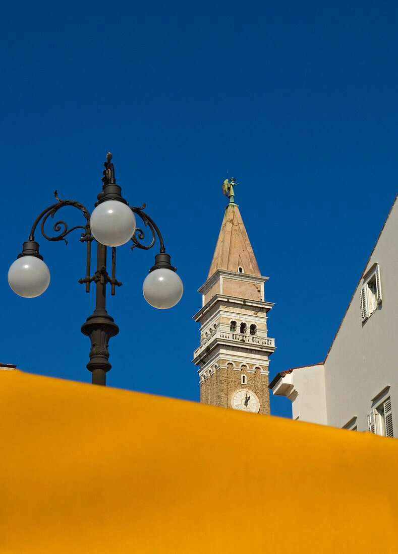 St. George's Cathedral, Tartini Square, Piran, Slovenia.