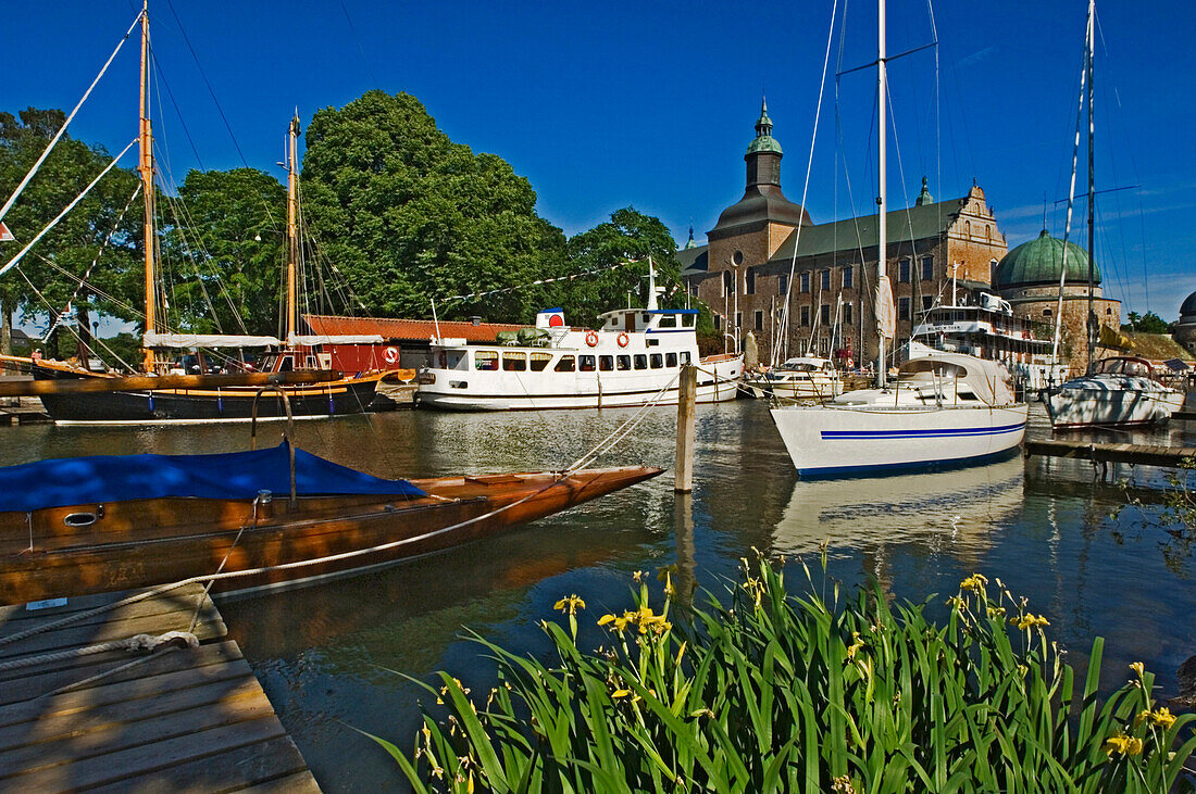 The small town of Vadstena, Ostergotland, Sweden.