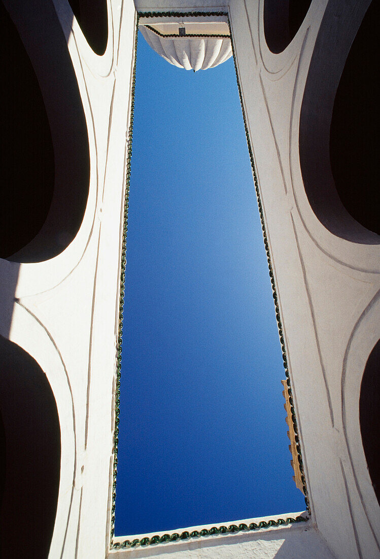 Kairouan Mosque, low angle view, Tunisia