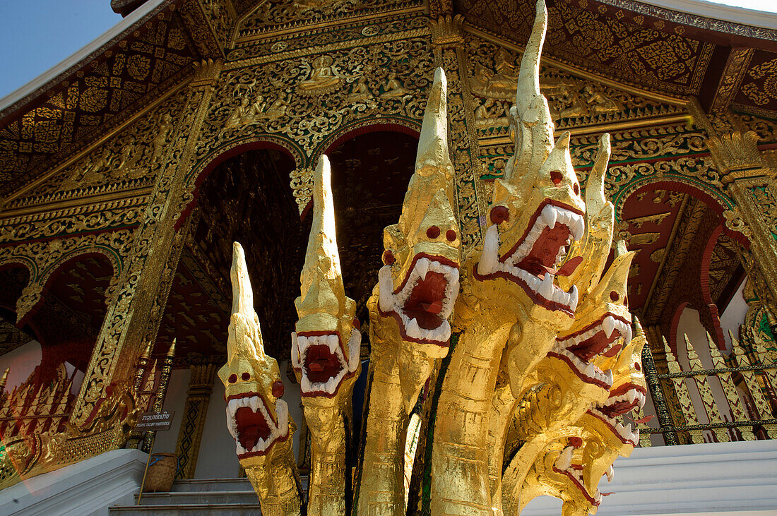 Nagasm Wat Ho Pha Bang, the Royal Palace, Luang Prabang, Laos