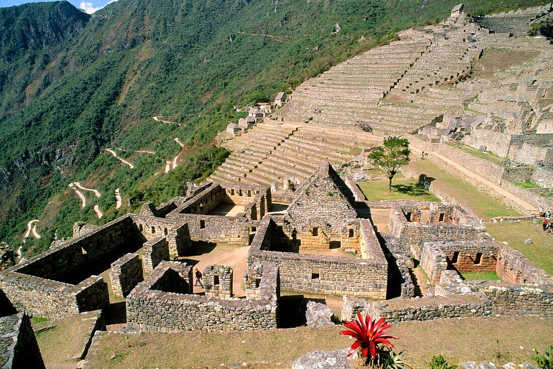 Machu Picchu Inca ruins mountain landscape, Peru