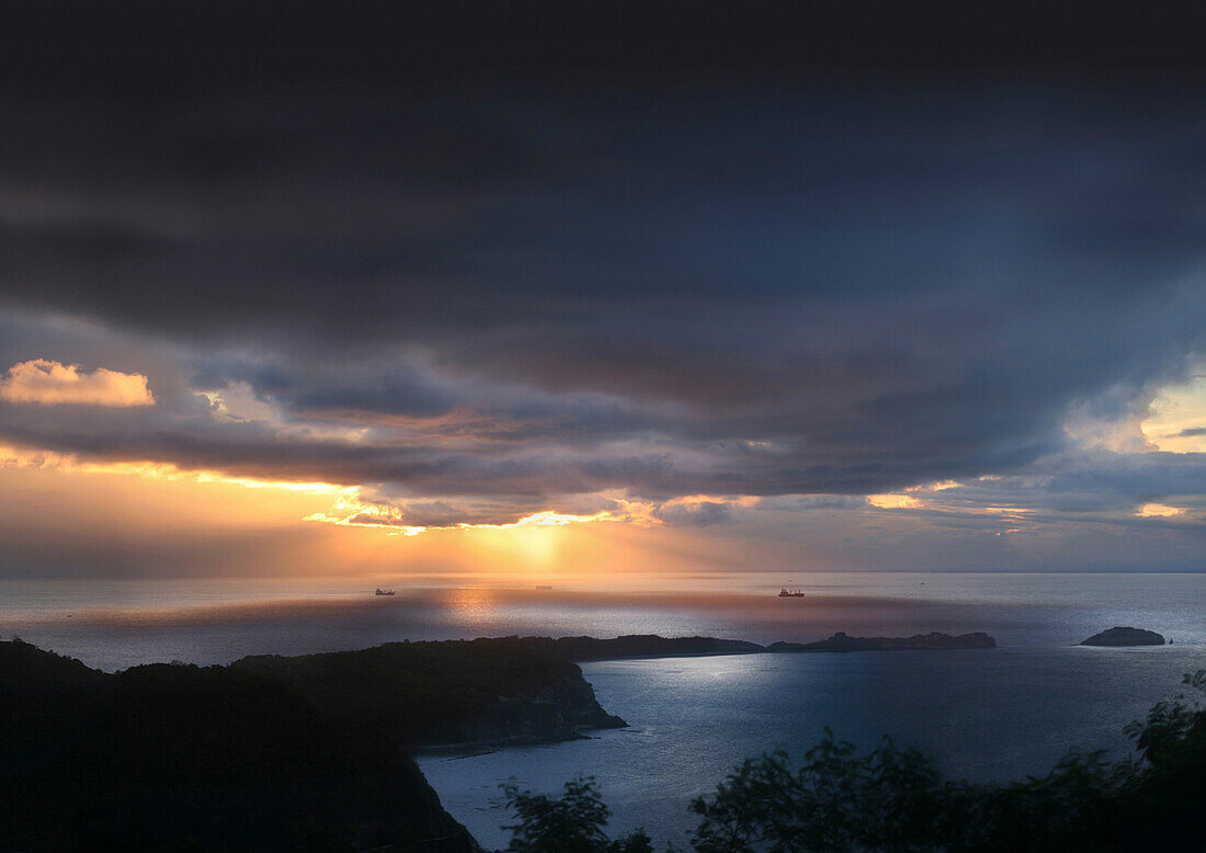 Sonnenuntergang, Insel Corregidor, Manila Bay, Philippinen