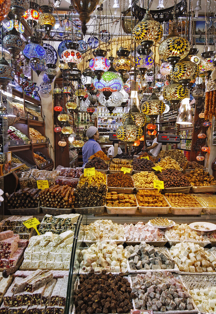 Ägyptischer Basar, Misir Carsisi, Istanbul, Türkei, Europa