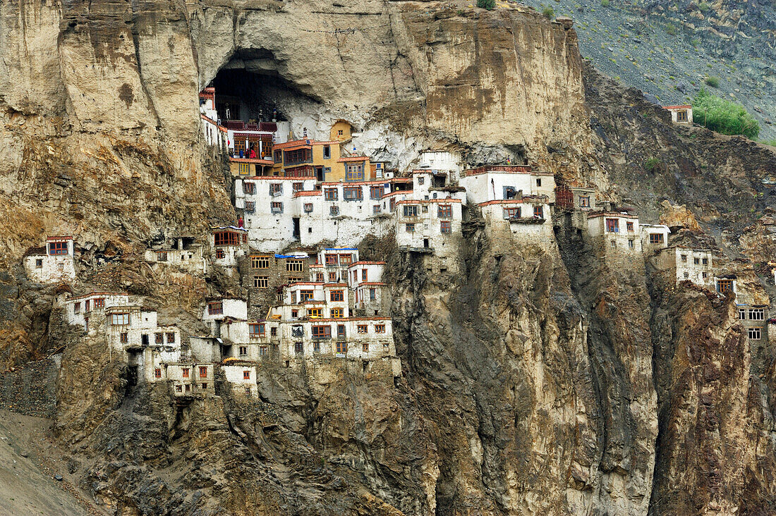 Kloster Phuktal, Phuktal, Großer Zanskar Trek, Zanskargebirge, Zanskar, Ladakh, Indien