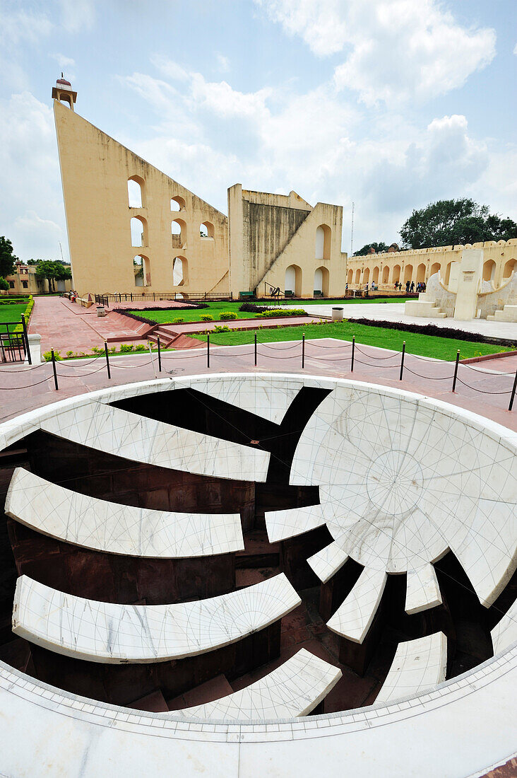 Sternwarte, Jantar Mantar, UNESCO Weltkulturerbe, Jaipur, Rajasthan, Indien
