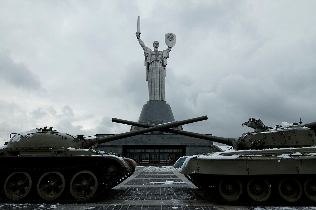 Monument and Two Tanks, Kiev, Uktraine