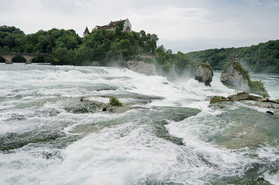 Rheinfall, Rhine falls near Schaffhausen, Switzerland