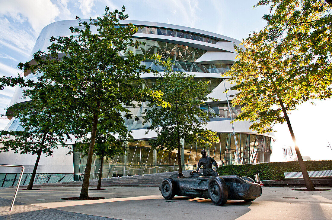 Mercedes Benz museum in Stuttgart, Baden-Wurttemberg, Germany