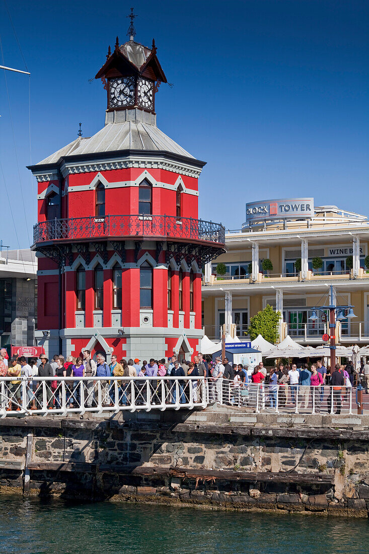Clock Tower an der Victoria und Alfred Waterfront, Kapstadt, Westkap, Südafrika