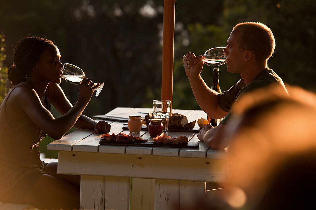 Impression im Picknick Garten des Restaurant Roundhouse, Camps Bay, Kapstadt, Südafrika, RSA, Afrika