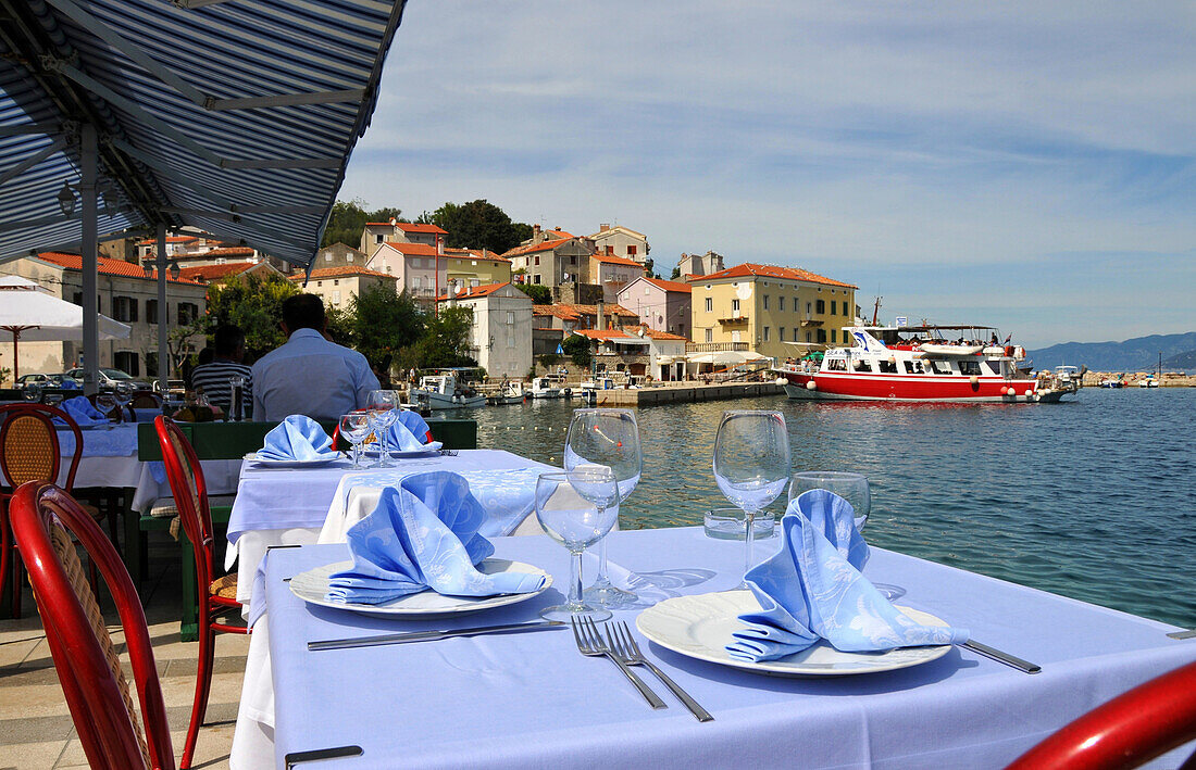 Valun harbour, Cres Island, Kvarnen Gulf, Croatia