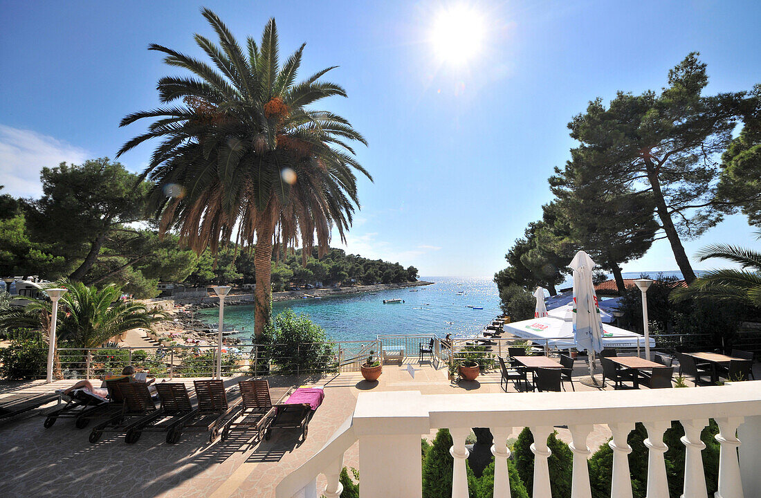 At Cikat beach near Mali Losinj, Losinj island, Kvarnen Gulf, Croatia