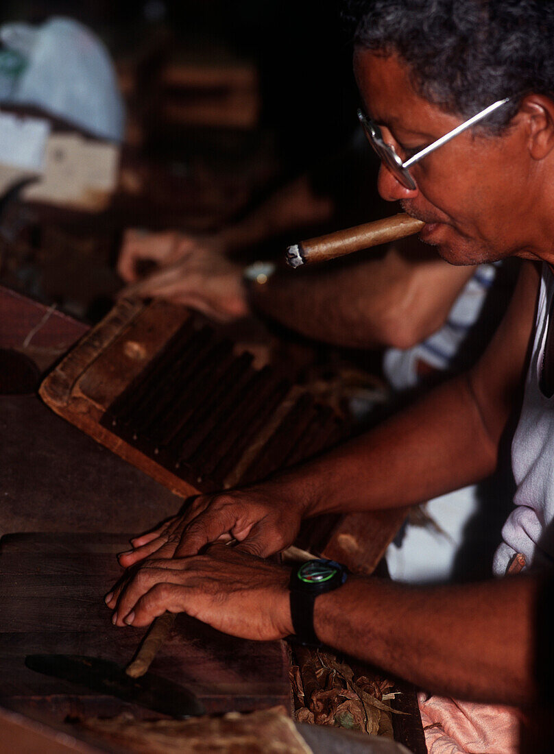 Rolling Havana cigars, Havana, Cuba.  