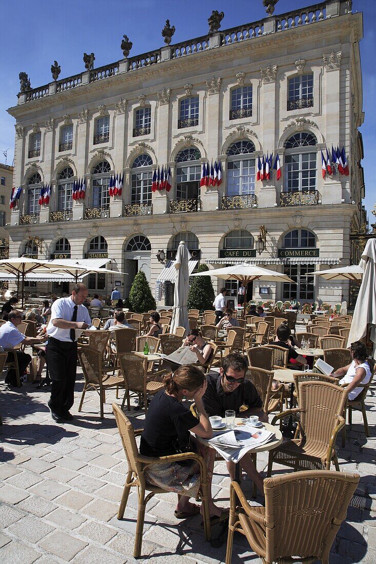 France, Lorraine, Nancy, Place Stanislas, people